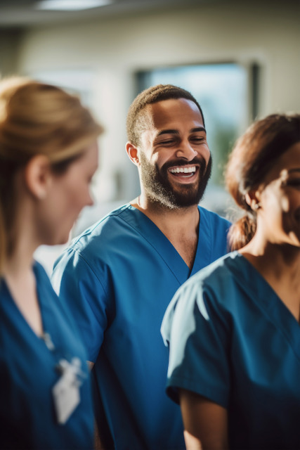 3 personnes travaillant dans le domaine de l'aide à domicile